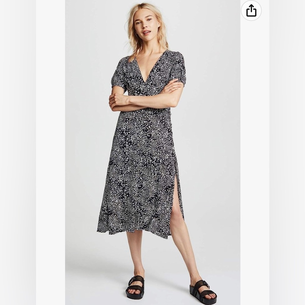 Free People Floral Midi Dress